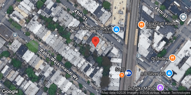 Aerial map of 1152 49 STREET, Brooklyn