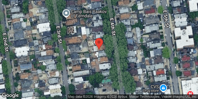 Aerial map of 630 EAST 4 STREET, Brooklyn