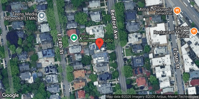 Aerial map of 2704 BEDFORD AVENUE, Brooklyn