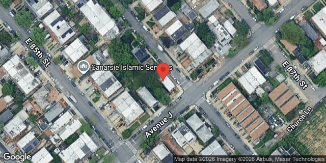 Aerial map of 8523 AVENUE J, Brooklyn