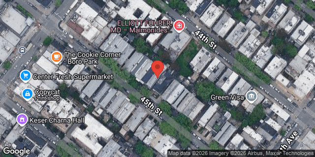 Aerial map of 1337 45 STREET, Brooklyn