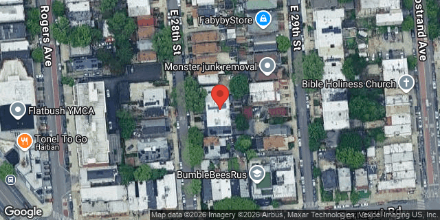 Aerial map of 571 EAST 28 STREET, Brooklyn