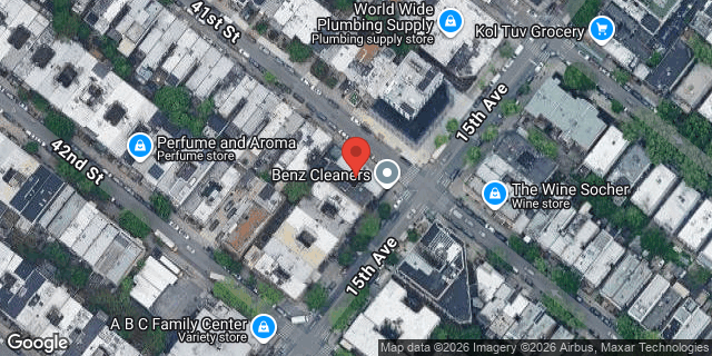Aerial map of 1482 41 STREET, Brooklyn