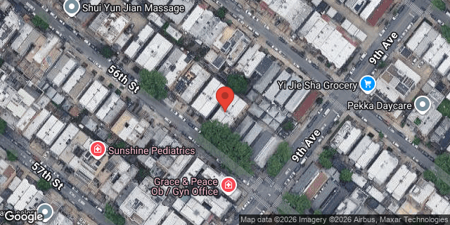 Aerial map of 869 56 STREET, Brooklyn