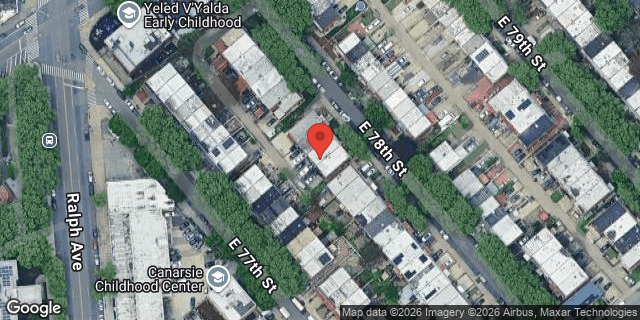 Aerial map of 642 EAST 78 STREET, Brooklyn