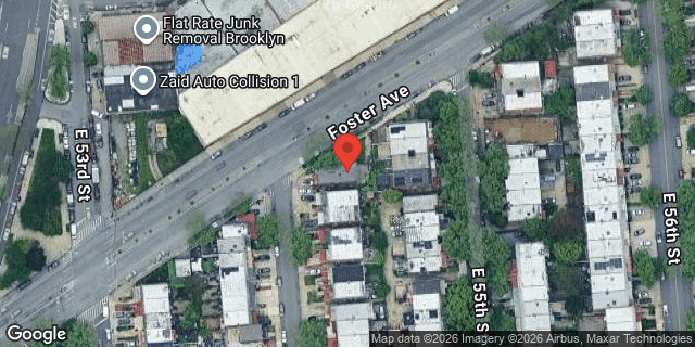 Aerial map of 873 EAST 54 STREET, Brooklyn