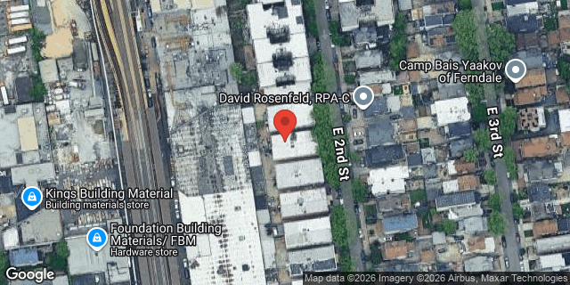 Aerial map of 582 EAST 2 STREET, Brooklyn