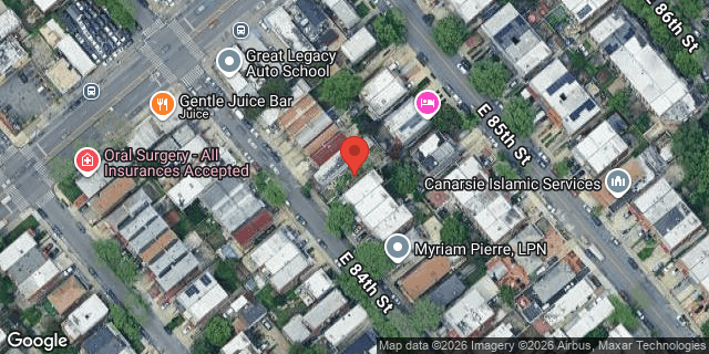 Aerial map of 929 EAST 84 STREET, Brooklyn