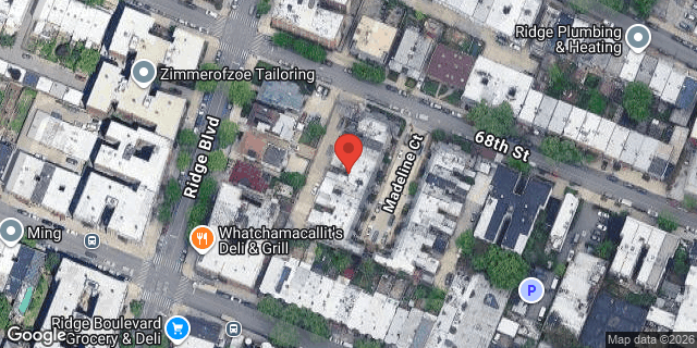 Aerial map of 6812 MADELINE COURT, Brooklyn