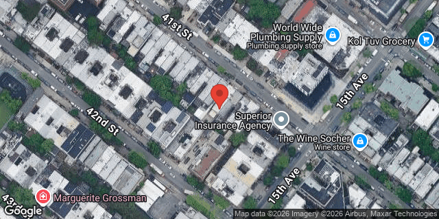 Aerial map of 1464 41 STREET, Brooklyn