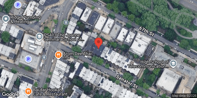 Aerial map of 321 SENATOR STREET, Brooklyn