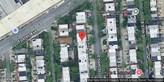 Aerial map of 782 EAST 56 STREET, Brooklyn