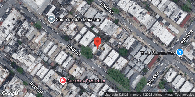 Aerial map of 853 56 STREET, Brooklyn