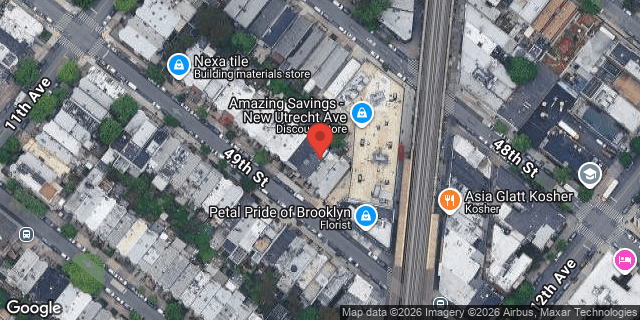 Aerial map of 1141 49 STREET, Brooklyn