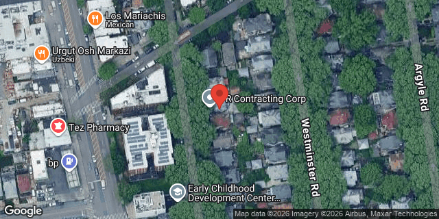 Aerial map of 457 STRATFORD ROAD, Brooklyn