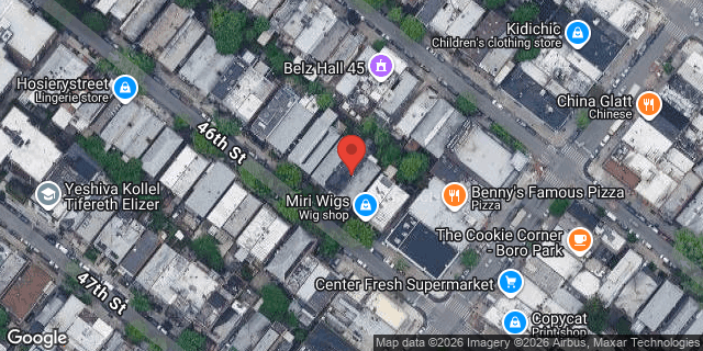 Aerial map of 1263 46 STREET, Brooklyn