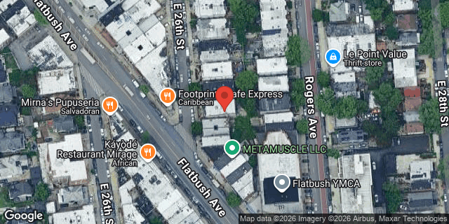 Aerial map of 545 EAST 26 STREET, Brooklyn