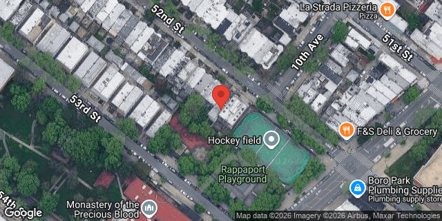 Aerial map of 982 52 STREET, Brooklyn