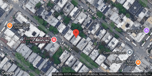 Aerial map of 1345 44 STREET, Brooklyn
