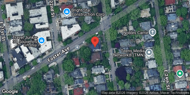 Aerial map of 512 EAST 23 STREET, Brooklyn