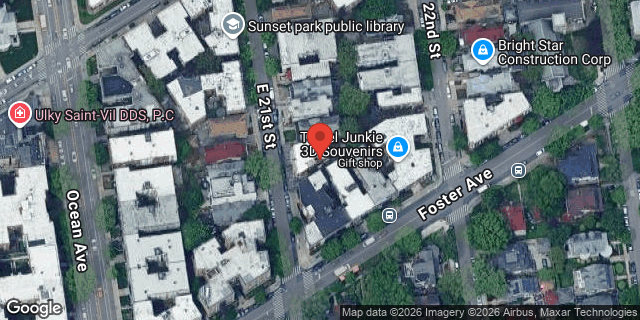 Aerial map of 677 EAST 21 STREET, Brooklyn