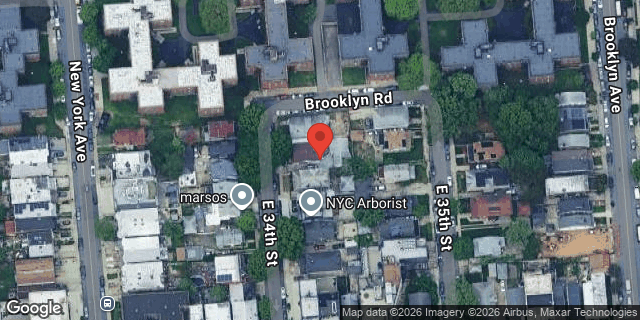 Aerial map of 775 EAST 34 STREET, Brooklyn