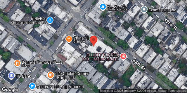 Aerial map of 1314 44 STREET, Brooklyn