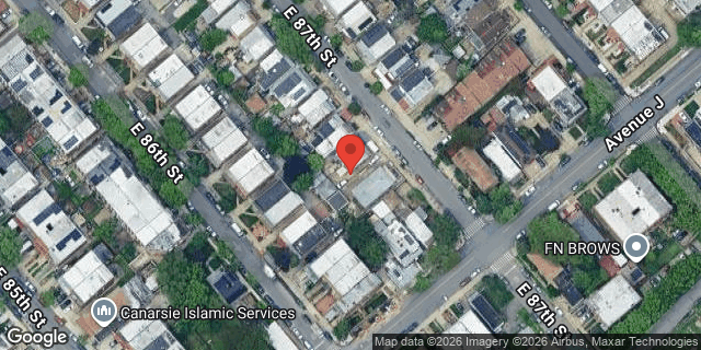 Aerial map of 964 EAST 87 STREET, Brooklyn