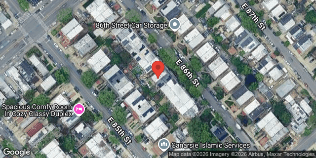 Aerial map of 938 EAST 86 STREET, Brooklyn