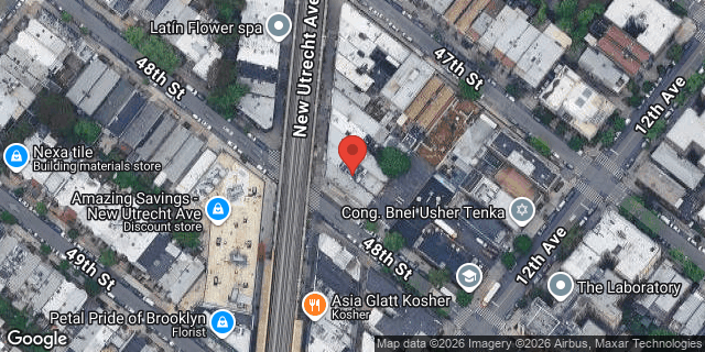 Aerial map of 4721 NEW UTRECHT AVENUE, Brooklyn