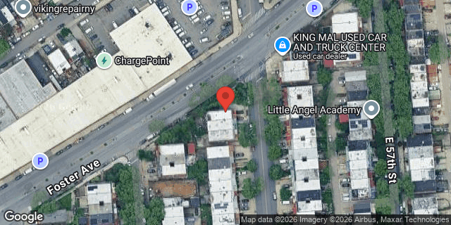 Aerial map of 766 EAST 56 STREET, Brooklyn