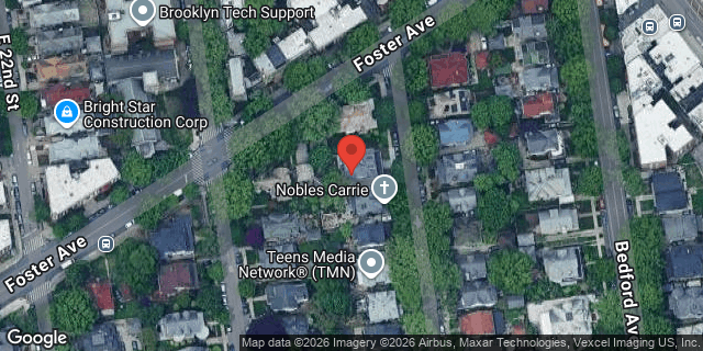 Aerial map of 474 EAST 24 STREET, Brooklyn