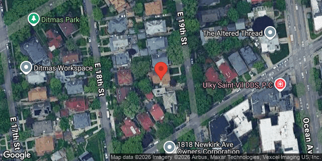 Aerial map of 540 EAST 19 STREET, Brooklyn