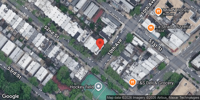 Aerial map of 983 52 STREET, Brooklyn