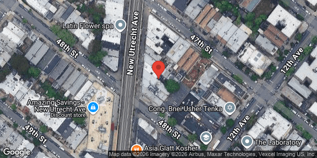 Aerial map of 4717 NEW UTRECHT AVENUE, Brooklyn