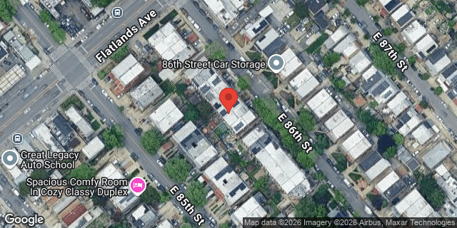 Aerial map of 928 EAST 86 STREET, Brooklyn