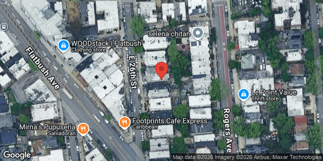 Aerial map of 527 EAST 26 STREET, Brooklyn