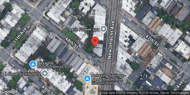 Aerial map of 4724 NEW UTRECHT AVENUE, Brooklyn