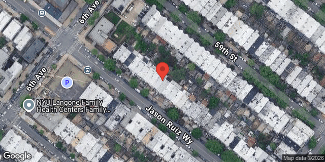 Aerial map of 631 60 STREET, Brooklyn