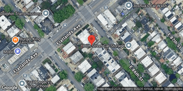 Aerial map of 912 EAST 86 STREET, Brooklyn