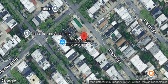 Aerial map of 716 EAST 83 STREET, Brooklyn