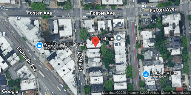 Aerial map of 517 EAST 26 STREET, Brooklyn