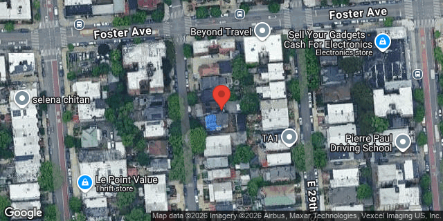 Aerial map of 517 EAST 28 STREET, Brooklyn