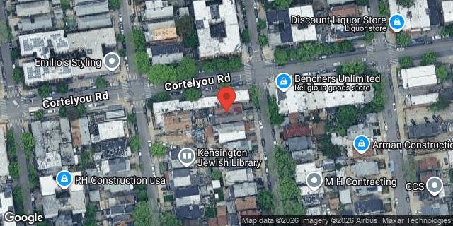 Aerial map of 574 EAST 4 STREET, Brooklyn