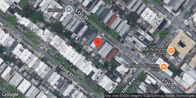 Aerial map of 962 51 STREET, Brooklyn