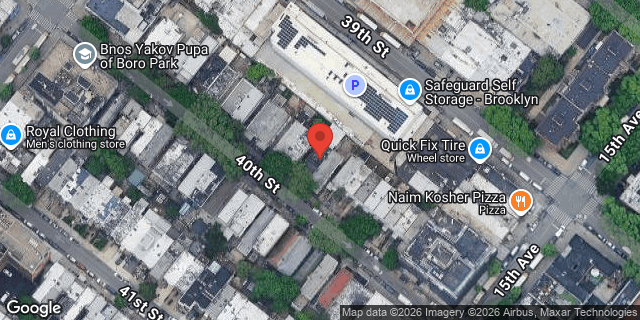 Aerial map of 1449 40 STREET, Brooklyn