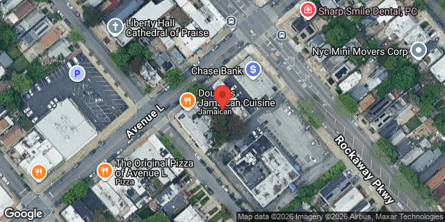 Aerial map of 9610 AVENUE L, Brooklyn
