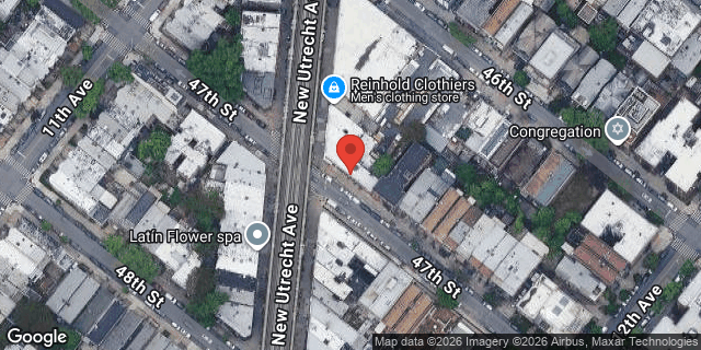 Aerial map of 4627 NEW UTRECHT AVENUE, Brooklyn