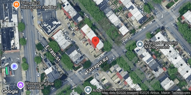 Aerial map of 576 EAST 79 STREET, Brooklyn