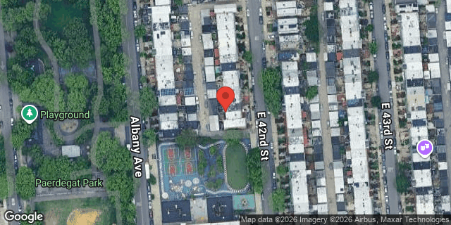 Aerial map of 690 EAST 42 STREET, Brooklyn